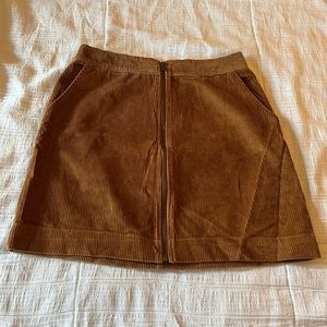 Gap Brown Corduroy Mini Skirt - Size 6